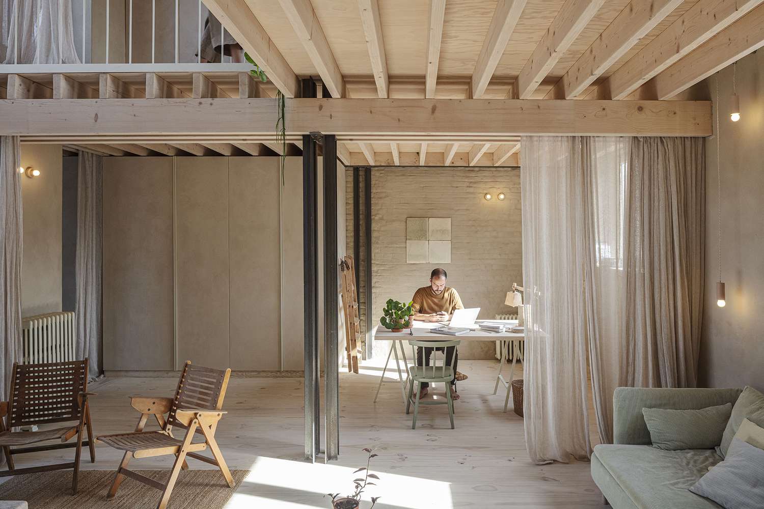 Warehouse Reworked Into Beautiful Residence With Pure, Low-Tech Provides